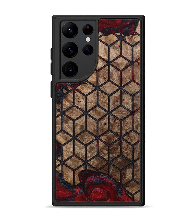 Galaxy S22 Ultra Wood Phone Case - Rome (Pattern, 812469)