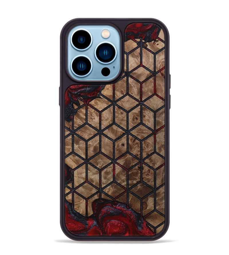 iPhone 14 Pro Max Wood Phone Case - Rome (Pattern, 812469)