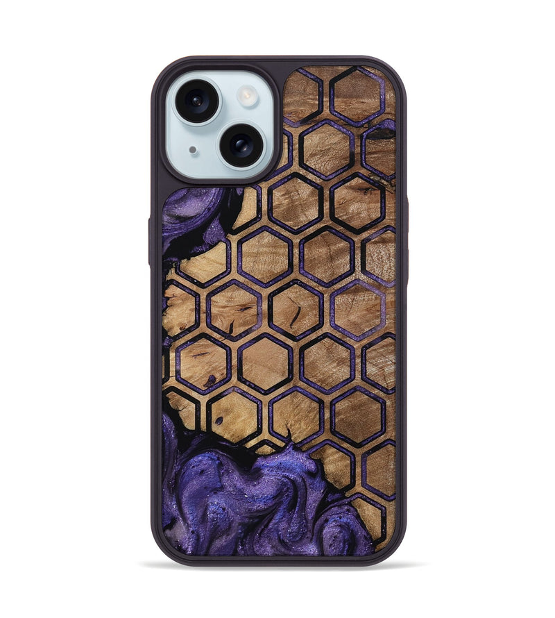 iPhone 15 Wood Phone Case - Alani (Pattern, 812474)