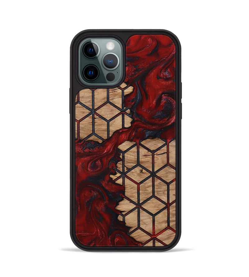 iPhone 12 Pro Wood Phone Case - Frankie (Pattern, 812475)