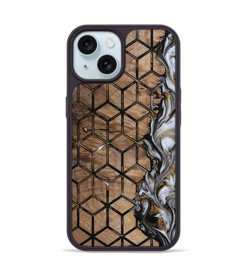 iPhone 15 Wood Phone Case - Arlen (Pattern, 812478)