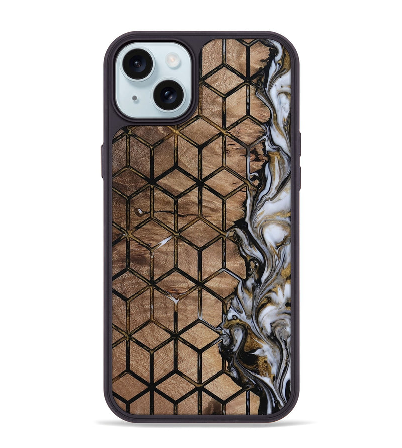 iPhone 15 Plus Wood Phone Case - Arlen (Pattern, 812478)