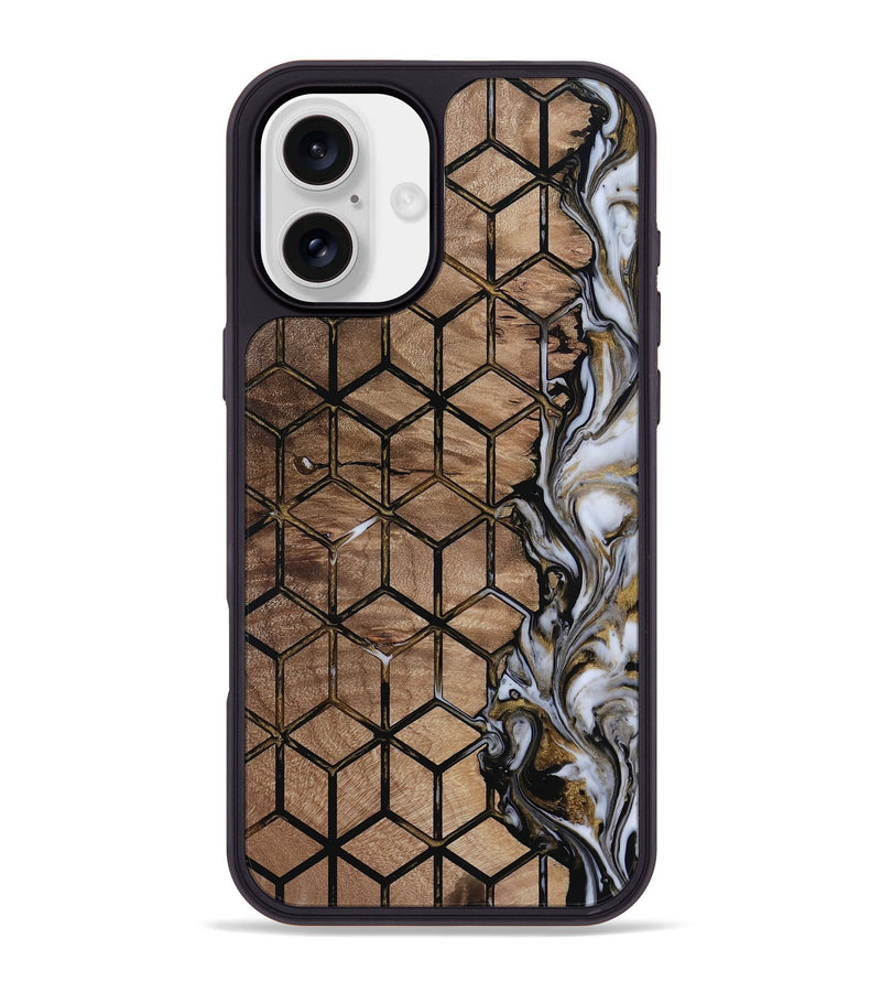 iPhone 16 Plus Wood Phone Case - Arlen (Pattern, 812478)