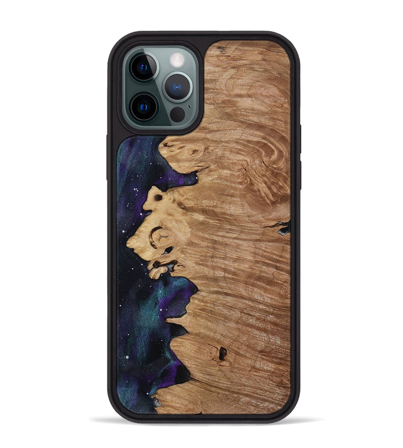 iPhone 12 Pro Max Wood Phone Case - Beryl (Cosmos, 812486)