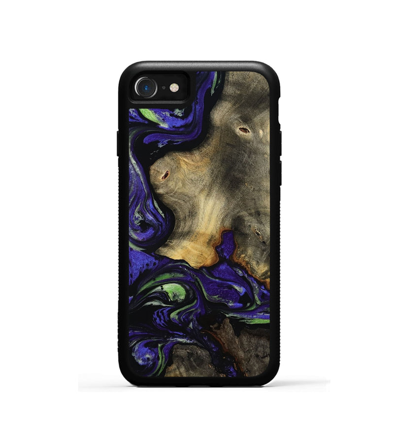 iPhone SE Wood Phone Case - Benita (Purple, 812520)