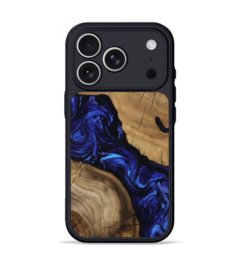 iPhone 17 Pro Wood Phone Case - Ean (Blue, 812522)