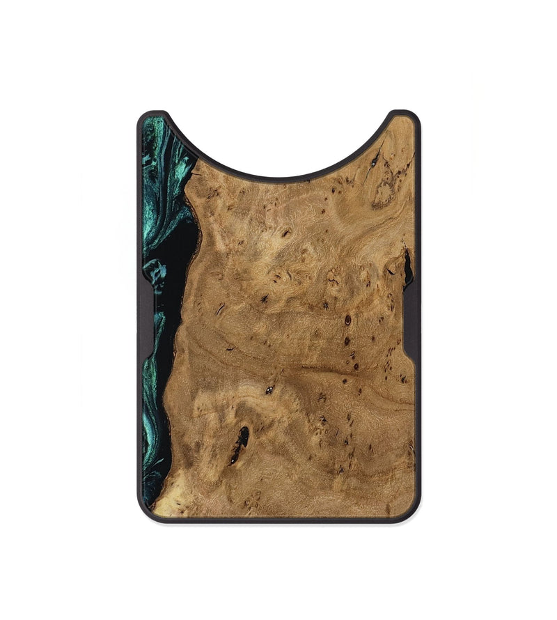 Alloy Wood Wallet - Kaylah (Green, 812524)