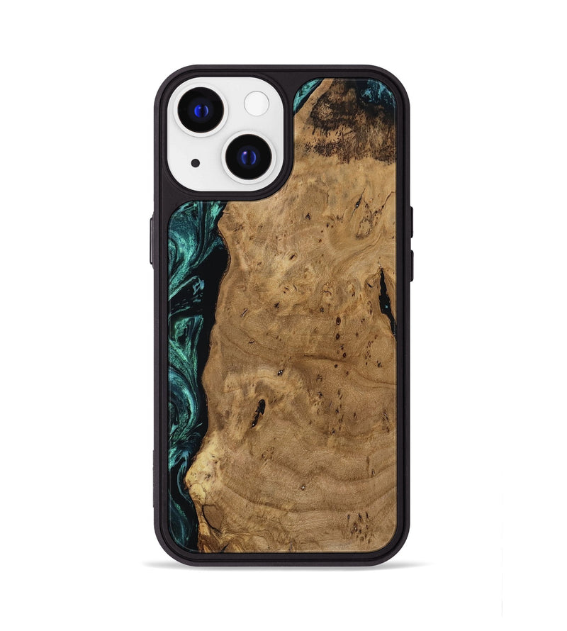 iPhone 13 Wood Phone Case - Kaylah (Green, 812524)
