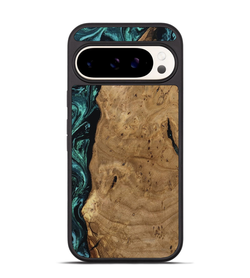 Pixel 9 Pro Wood Phone Case - Kaylah (Green, 812524)