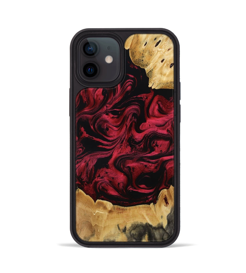iPhone 12 Wood Phone Case - Jayda (Red, 812527)