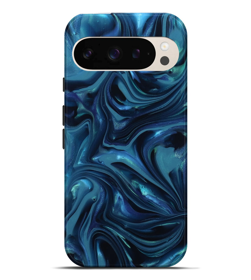 Pixel 10 Pro XL ResinArt Live Edge Phone Case - Sunny (Blue, 812531)