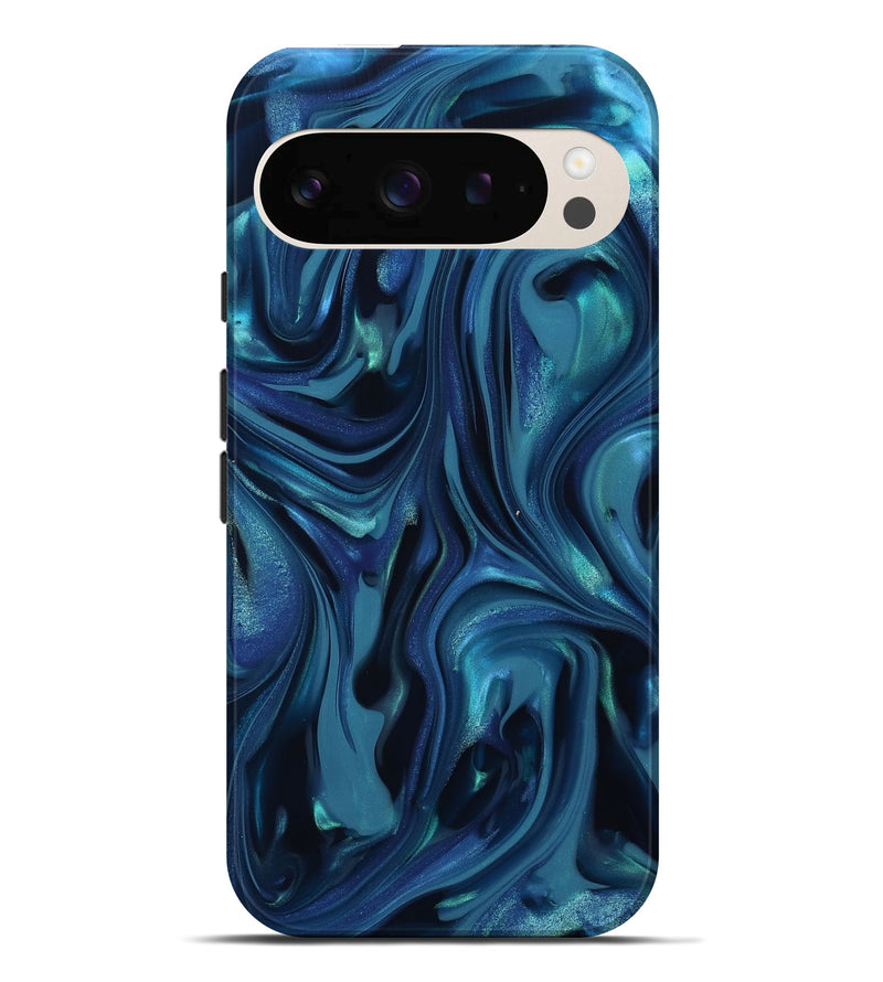 Pixel 10 Pro XL ResinArt Live Edge Phone Case - Daxton (Blue, 812532)