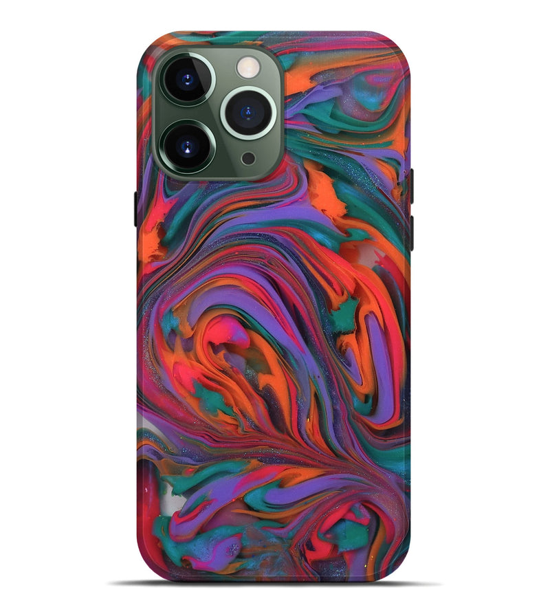 iPhone 13 Pro Max ResinArt Live Edge Phone Case - Hope (Red, 812533)