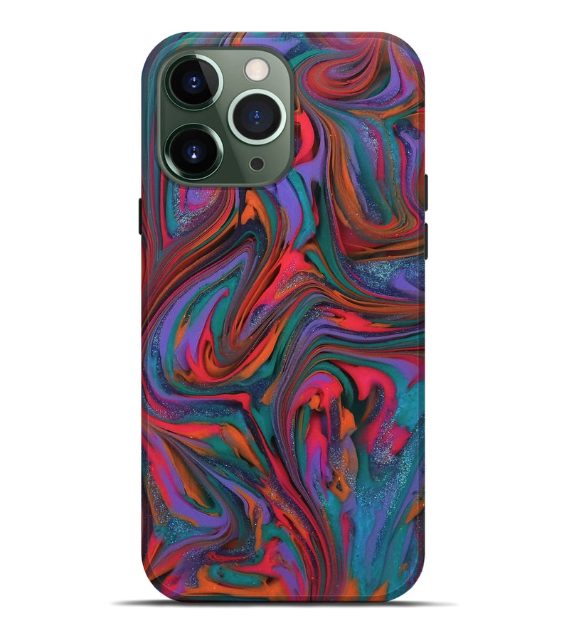 iPhone 13 Pro Max ResinArt Live Edge Phone Case - Lorena (Purple, 812535)