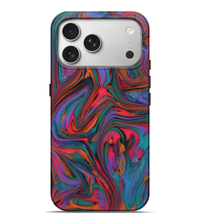 iPhone 17 Pro Max ResinArt Live Edge Phone Case - Lorena (Purple, 812535)