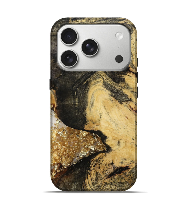 iPhone 17 Pro Wood Live Edge Phone Case - Dell (Clear, 812536)