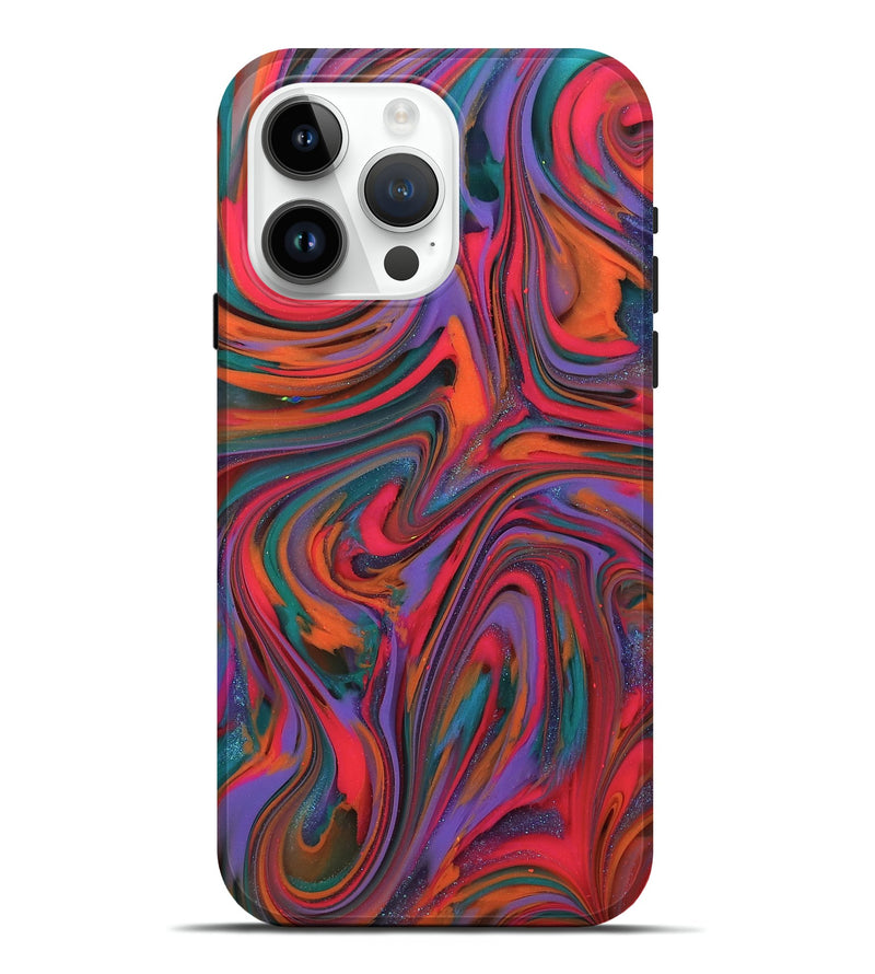 iPhone 15 Pro Max ResinArt Live Edge Phone Case - Greg (Blue, 812537)