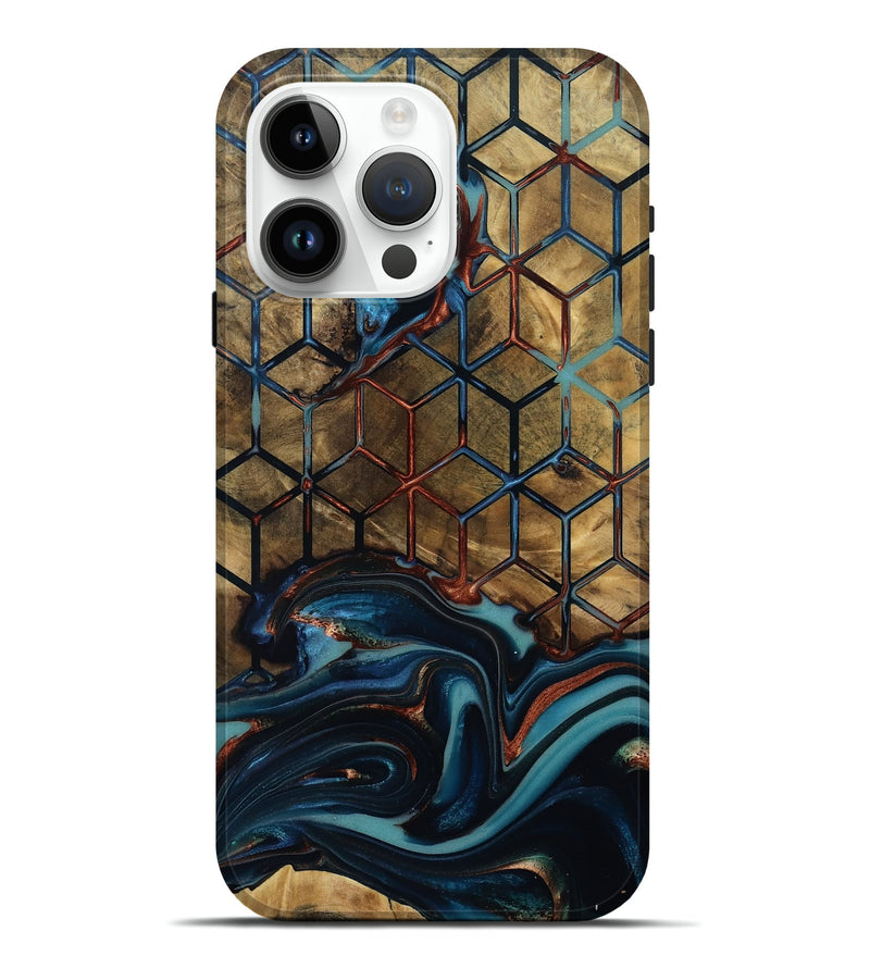 iPhone 15 Pro Max Wood Live Edge Phone Case - Mayra (Pattern, 812551)