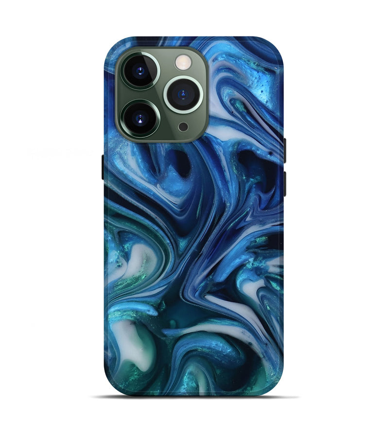 iPhone 13 Pro ResinArt Live Edge Phone Case - Van (Blue, 812556)