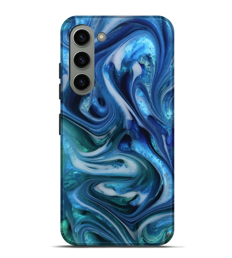 Galaxy S23 Plus ResinArt Live Edge Phone Case - Jevon (Blue, 812561)