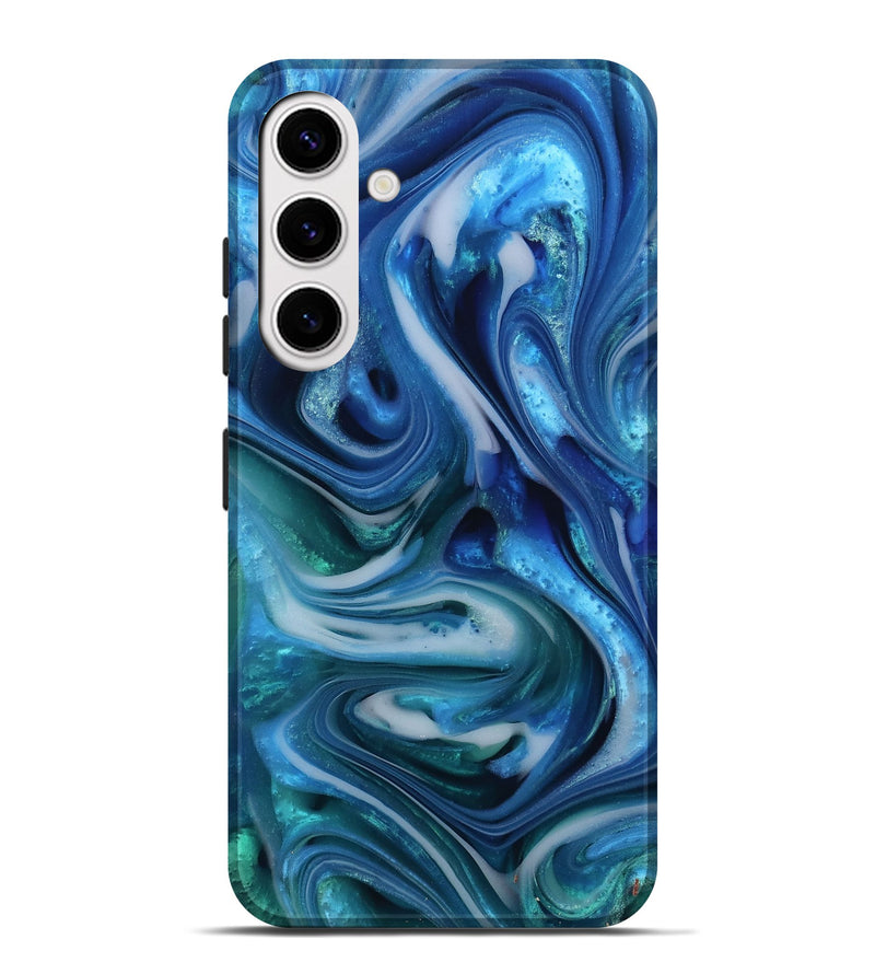 Galaxy S25 Plus ResinArt Live Edge Phone Case - Jevon (Blue, 812561)