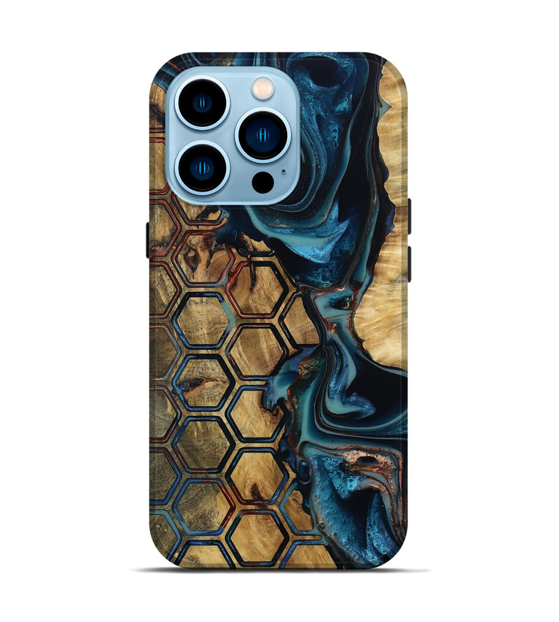 iPhone 14 Pro Wood Live Edge Phone Case - Angeles (Pattern, 812563)