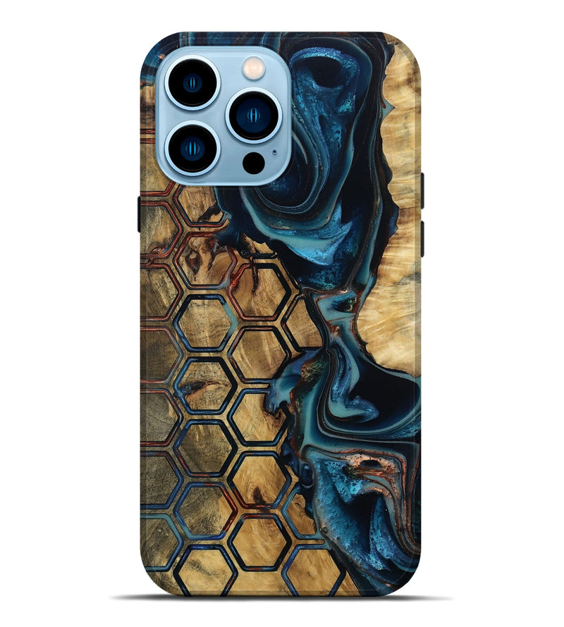 iPhone 14 Pro Max Wood Live Edge Phone Case - Angeles (Pattern, 812563)