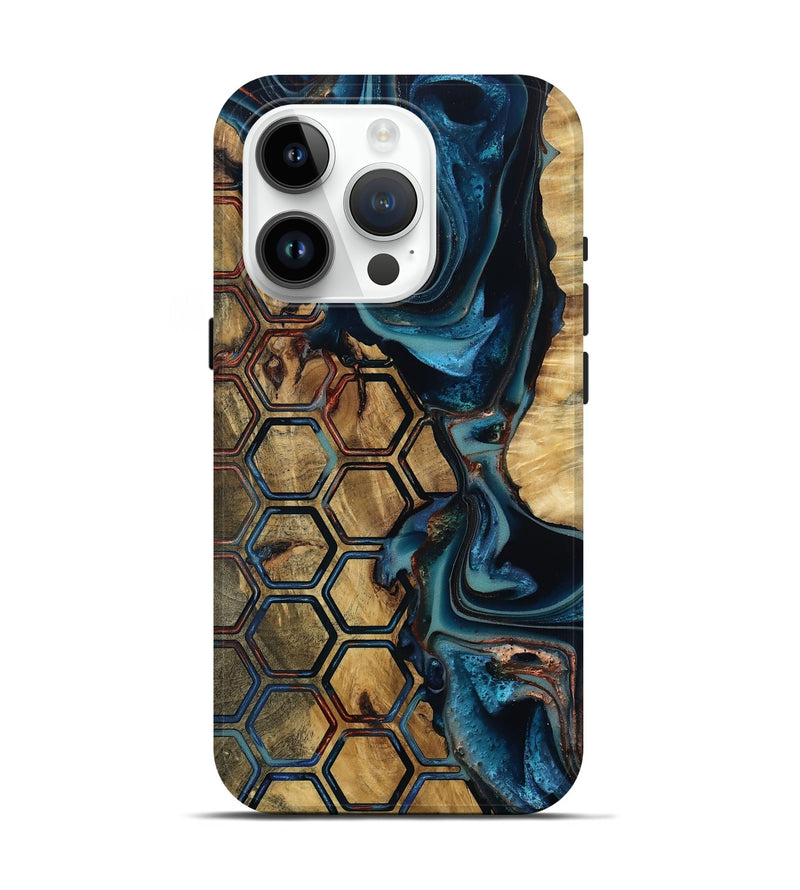 iPhone 15 Pro Wood Live Edge Phone Case - Angeles (Pattern, 812563)
