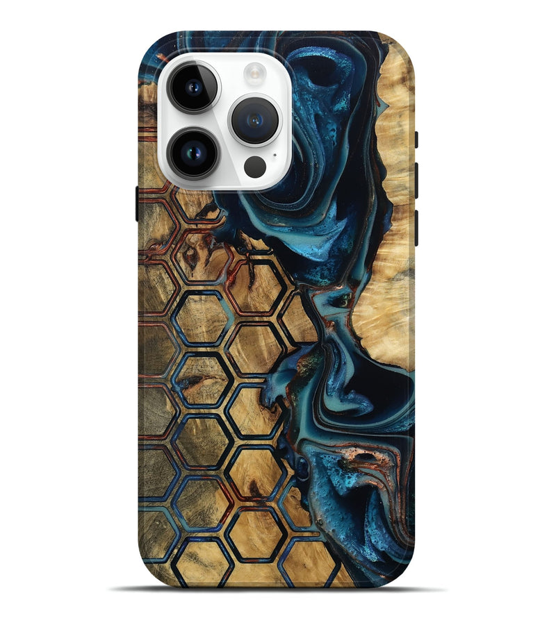 iPhone 15 Pro Max Wood Live Edge Phone Case - Angeles (Pattern, 812563)