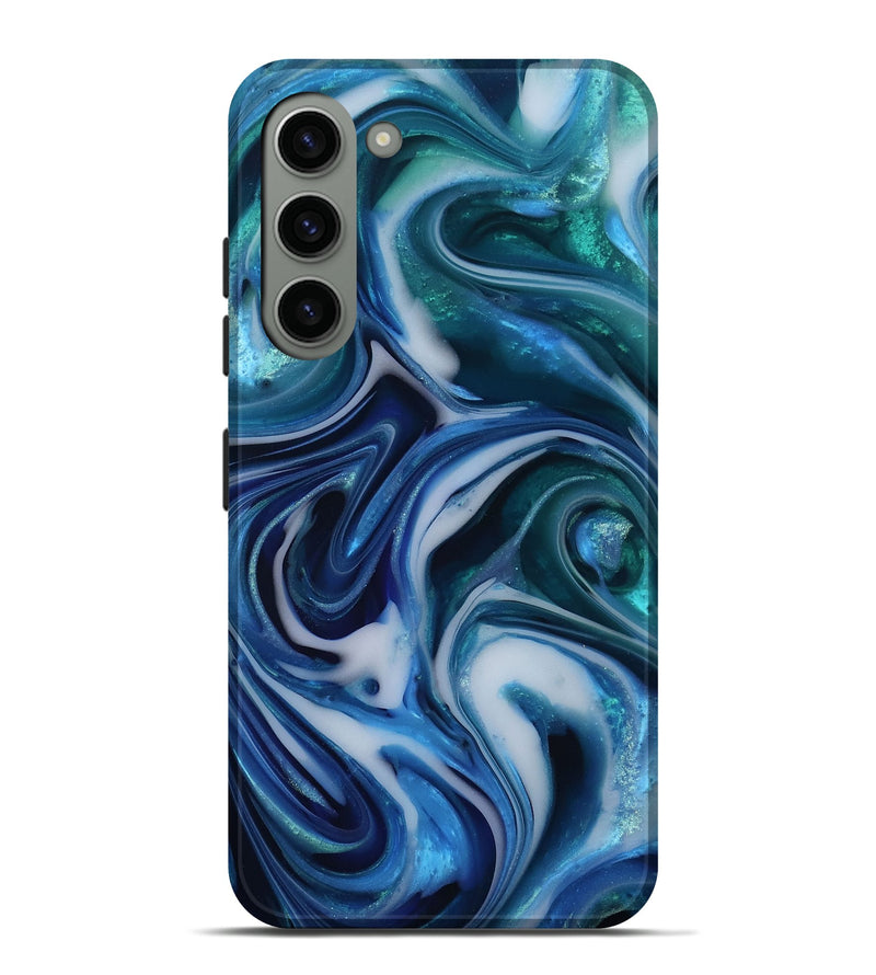 Galaxy S23 Plus ResinArt Live Edge Phone Case - Tiara (Blue, 812564)