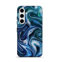 Galaxy S25 ResinArt Live Edge Phone Case - Tiara (Blue, 812564)