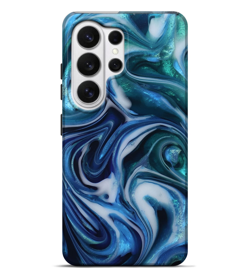 Galaxy S26 Ultra ResinArt Live Edge Phone Case - Tiara (Blue, 812564)