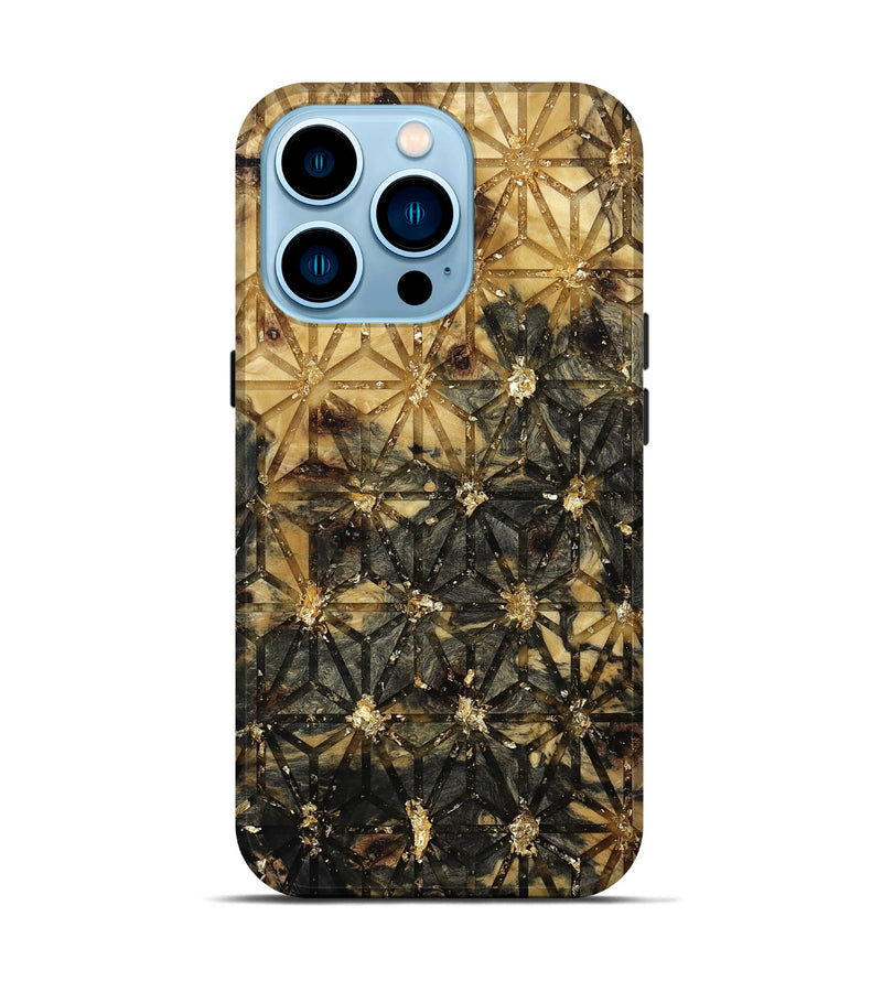 iPhone 14 Pro Wood Live Edge Phone Case - Verda (Pattern, 812565)