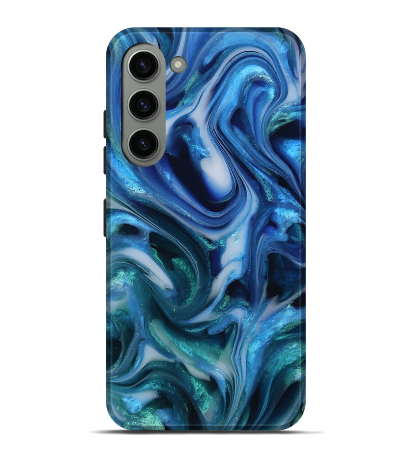 Galaxy S23 Plus ResinArt Live Edge Phone Case - Jasiel (Blue, 812566)