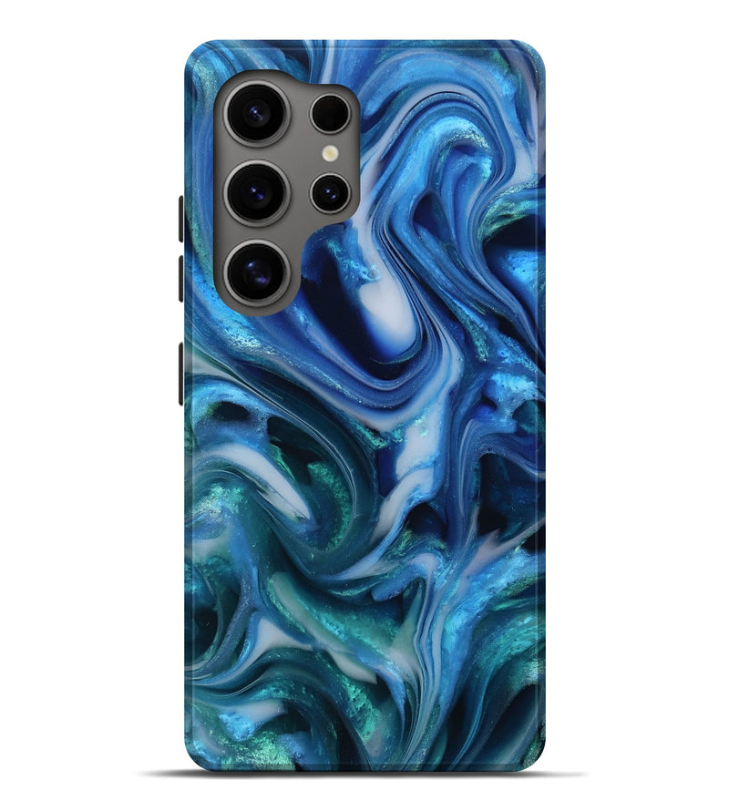 Galaxy S25 Ultra ResinArt Live Edge Phone Case - Jasiel (Blue, 812566)