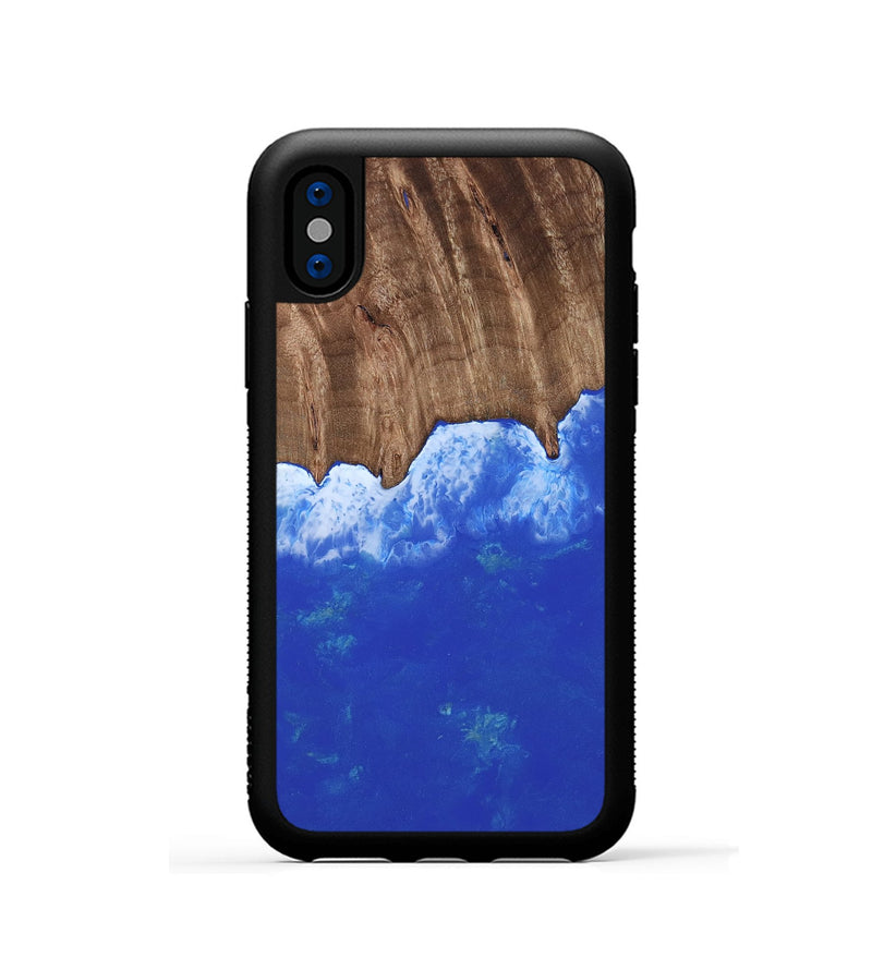 iPhone Xs Wood Phone Case - August (Coastal, 812582)