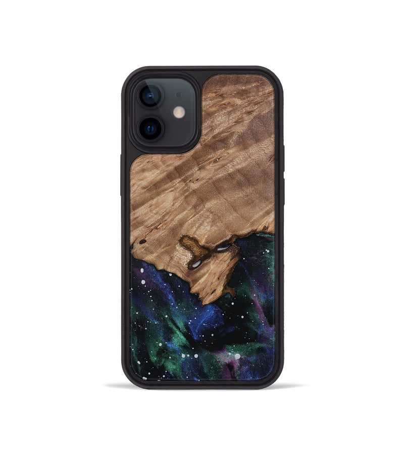 iPhone 12 mini Wood Phone Case - Roxann (Cosmos, 812590)