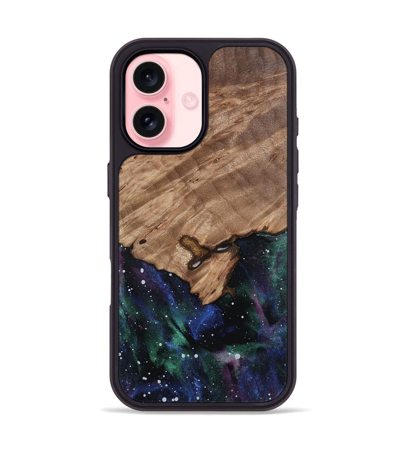 iPhone 16 Wood Phone Case - Roxann (Cosmos, 812590)