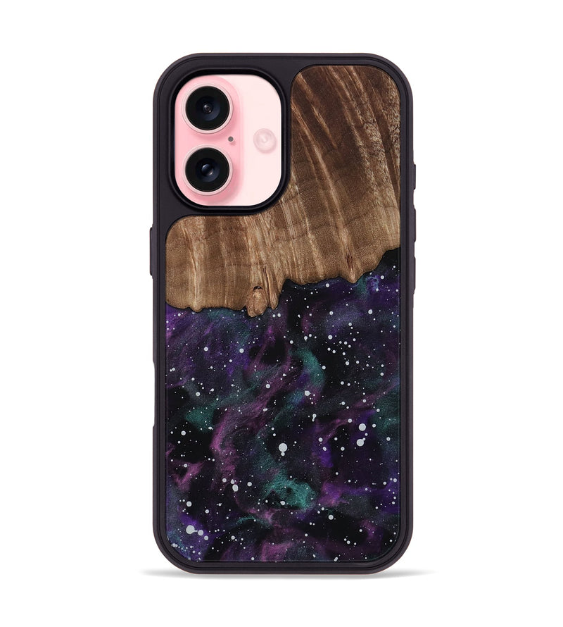 iPhone 16 Wood Phone Case - Cristal (Cosmos, 812618)