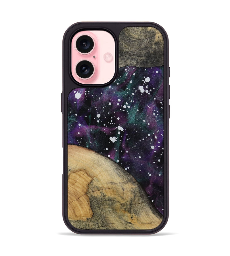 iPhone 16 Wood Phone Case - Titan (Cosmos, 812623)