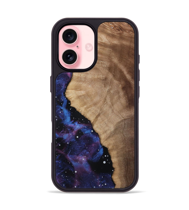 iPhone 16 Wood Phone Case - Anitra (Cosmos, 812628)