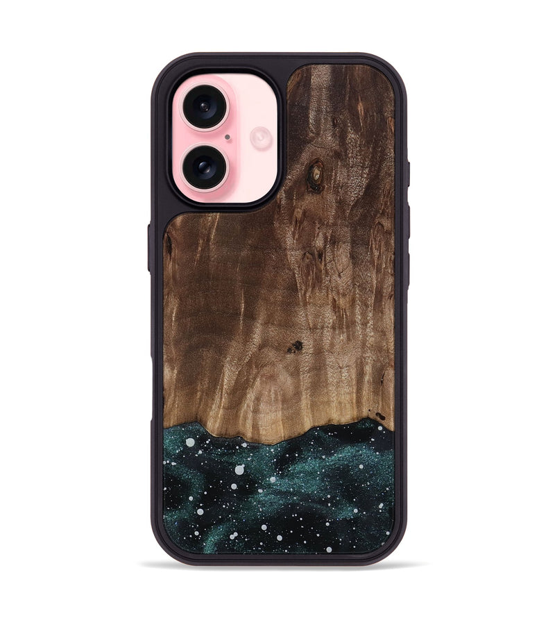 iPhone 16 Wood Phone Case - Kai (Cosmos, 812635)