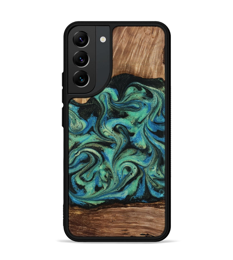 Galaxy S22 Plus Wood Phone Case - Tevin (Green, 812689)
