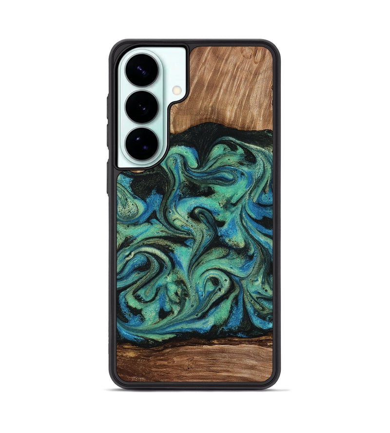 Galaxy S26 Plus Wood Phone Case - Tevin (Green, 812689)