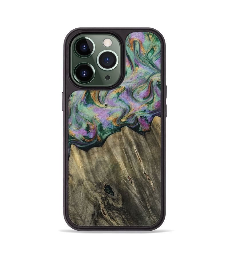 iPhone 13 Pro Wood Phone Case - Alvie (Green, 812694)