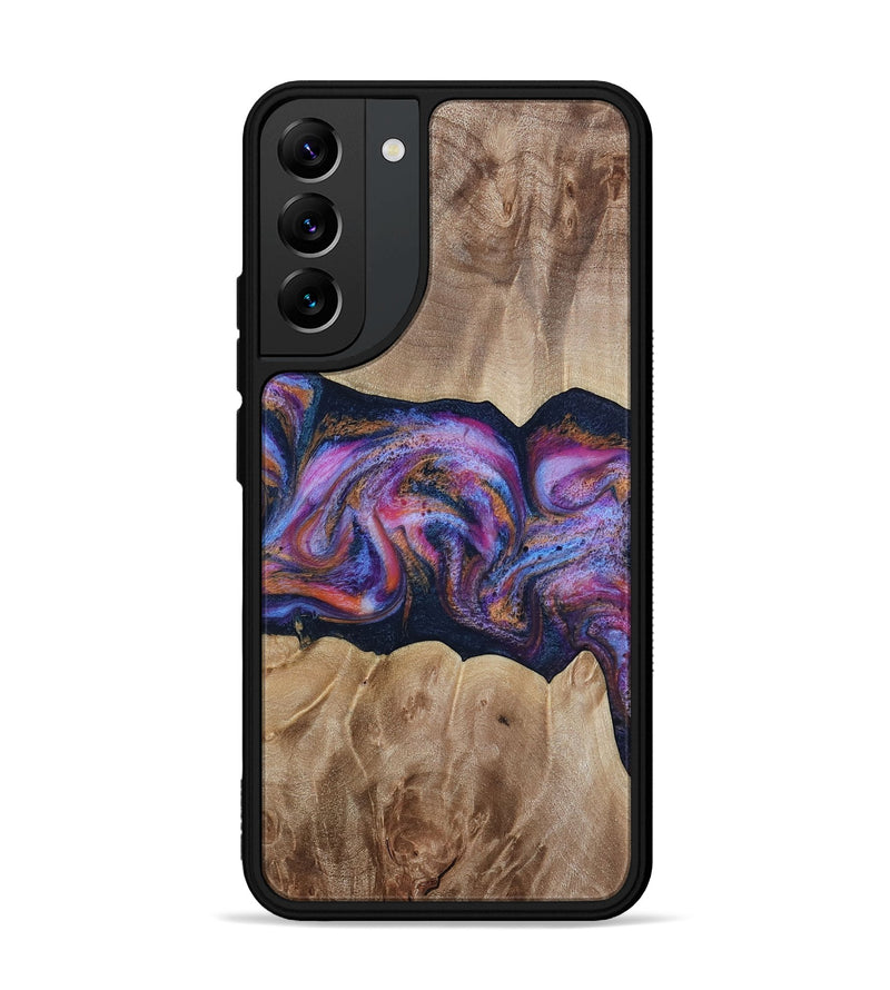 Galaxy S22 Plus Wood Phone Case - Tina (Blue, 812716)