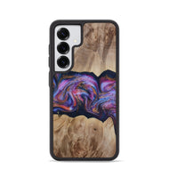 Galaxy S25 Wood Phone Case - Tina (Blue, 812716)