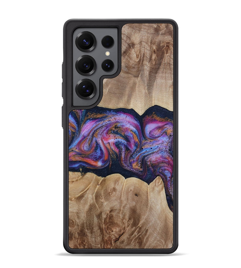 Galaxy S25 Ultra Wood Phone Case - Tina (Blue, 812716)