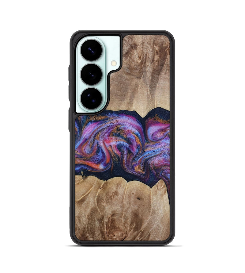 Galaxy S26 Wood Phone Case - Tina (Blue, 812716)