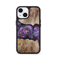 iPhone 13 Wood Phone Case - Tina (Blue, 812716)